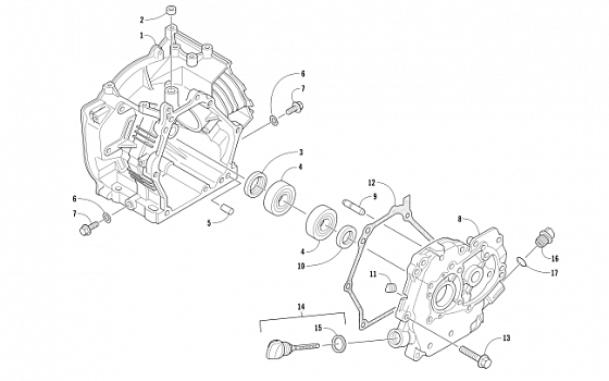 CRANKCASE/COVER ASSEMBLY