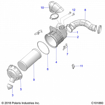 ENGINE, AIR INTAKE SYSTEM - A20HAB15N2 (C101860)