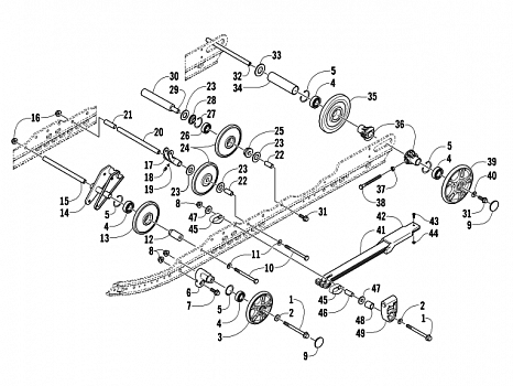 IDLER WHEEL ASSEMBLY