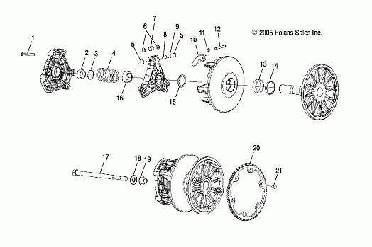 DRIVE CLUTCH - S06PT7HS (4997539753C05)