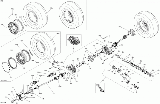 Drive System, Rear _13C1509