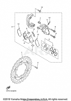 FRONT BRAKE CALIPER