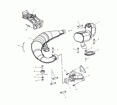 EXHAUST - S01NP8BS (4961106110C004)