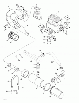 Engine Support And Muffler