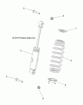 SUSPENSION, FRONT SHOCK - R17B1PD1AA/2P (49BRUTUSSHOCK13)
