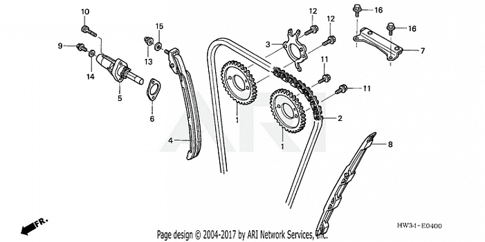 CAM CHAIN + TENSIONER