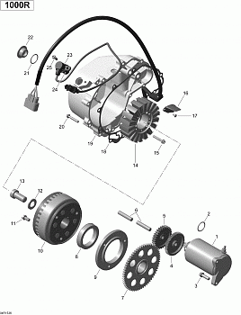 Magneto And Electric Starter Turbo _04R1536