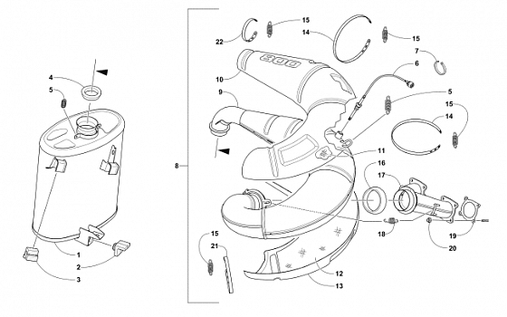 EXHAUST ASSEMBLY