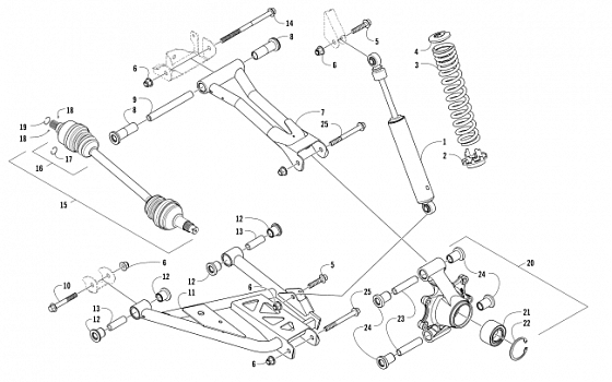 REAR SUSPENSION ASSEMBLY