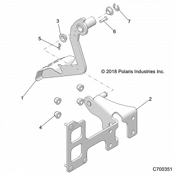 BRAKES, PEDAL and MASTER CYLINDER - Z20CHA57K2 (C700351)