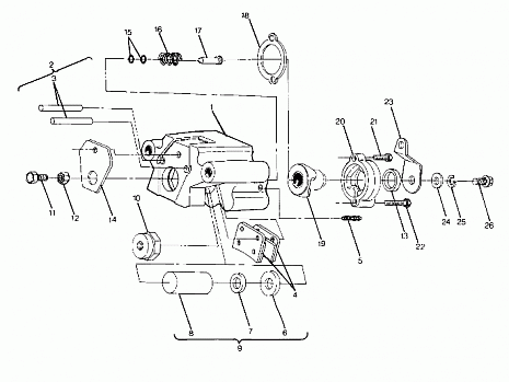 Rear Brake Assembly (4916331633030A)