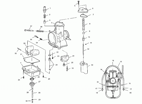 CARBURETOR - S01NX4CS (4961676167C011)