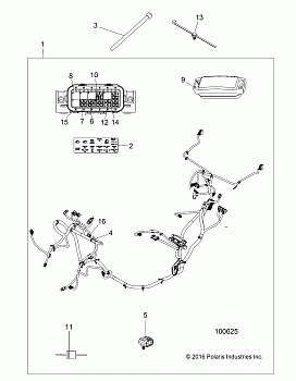 ELECTRICAL, WIRE HARNESS - A17DAA50A7 (100625)