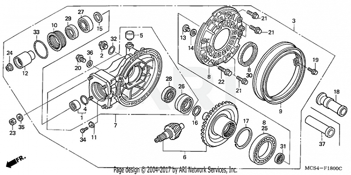 FINAL DRIVEN GEAR (ST1300)