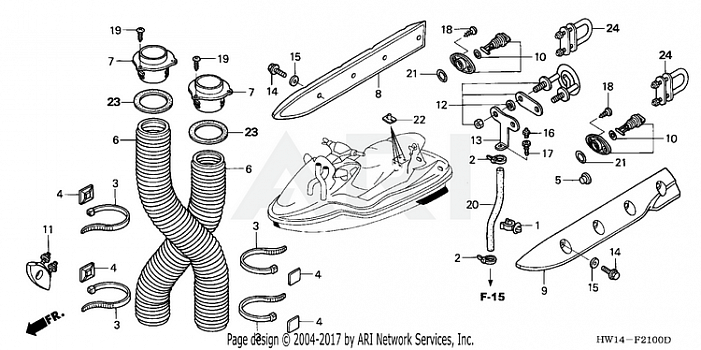 SPONSON + AIR VENT TUBE