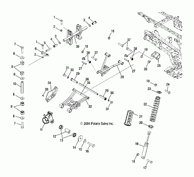 REAR SUSPENSION - A05MH42AB/AG/AH (4994139413C11)