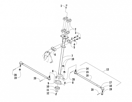 STEERING POST ASSEMBLY