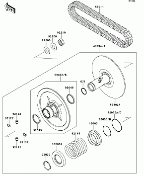 Driven Converter/Drive Belt