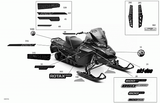 Decals - 900 ACE Turbo - Package Enduro