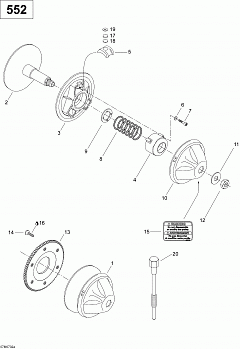 Drive Pulley 550