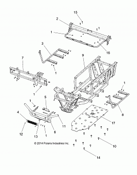 CHASSIS, FRAME and FRONT BUMPER - R18RMAE4N8 (49RGRFRAME15EV2)