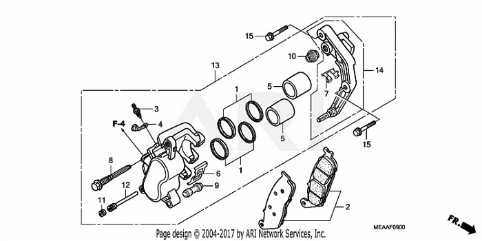 FRONT BRAKE CALIPER