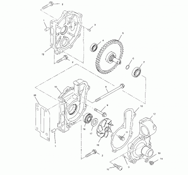 WATER PUMP - S00SB8AS (4954015401c013)