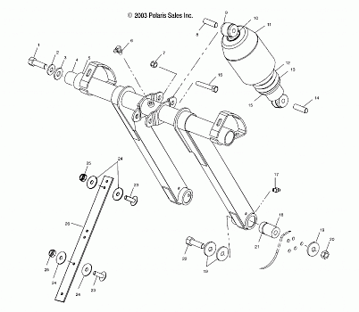 FRONT TORQUE ARM (EDGE) - S04ND5BS (4988358835B08)