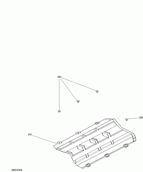 Luggage Rack MXZ, Renegade - 900 ACE