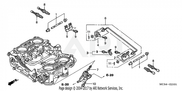 THROTTLE BODY (COMP.)