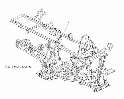 CHASSIS, FRAME - A14MH76AA/AH (49ATVFRAME11SP500)