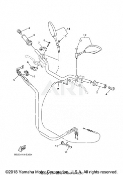 STEERING HANDLE CABLE