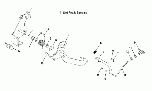 PARK BRAKE PEDAL - R05RD68AA/AB (4999202119920211C06)