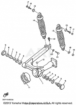 SWING ARM REAR SHOCKS