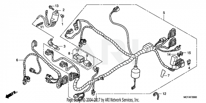 WIRE HARNESS (FR.)