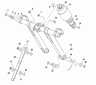 FRONT TORQUE ARM - S01NB4BS (4960876087B009)