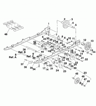 SUSPENSION ASSEMBLY - 0940243 (4924972497b013)