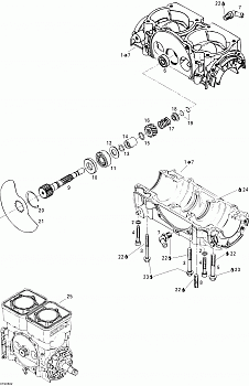 Crankcase And Rotary Valve