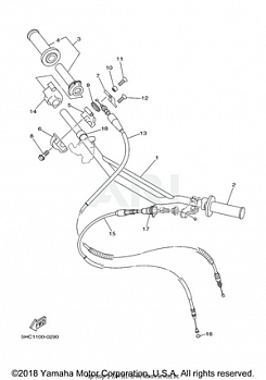 STEERING HANDLE CABLE