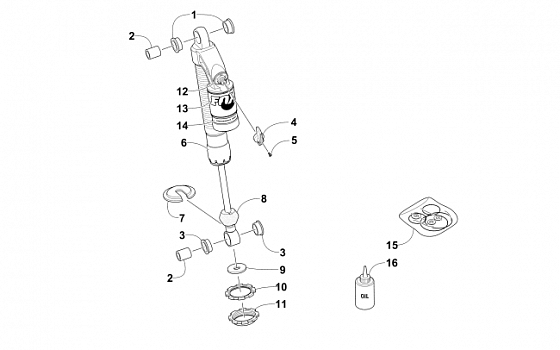 FRONT SUSPENSION SHOCK ABSORBER