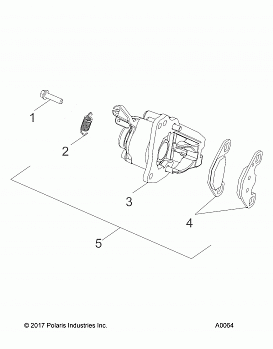 BRAKES, CALIPER, REAR - Z18YAV17B2/B8/N2/N8 (A00064)