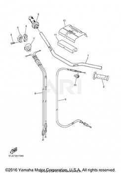 STEERING HANDLE CABLE