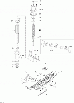 Front Suspension And Ski