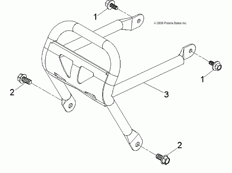 CHASSIS, BUMPER - A09KA05AB/AD (49ATVBUMPER07PRED50)