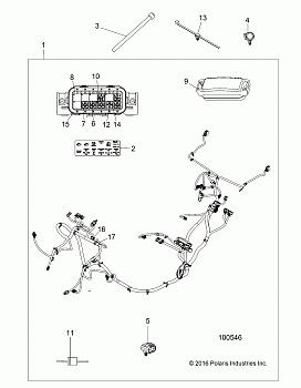 ELECTRICAL, WIRE HARNESS - A17DAE57AM (100546)