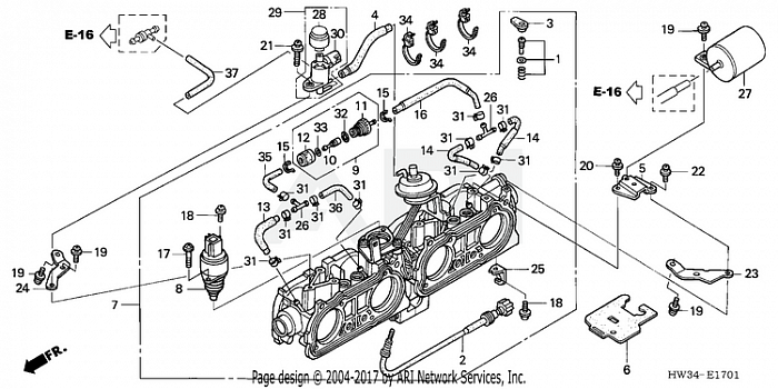 THROTTLE BODY (NON-TURBO)