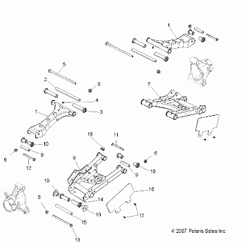 SUSPENSION, REAR - R08VH76AD/AG (49RGRSUSPRR08VISTA)