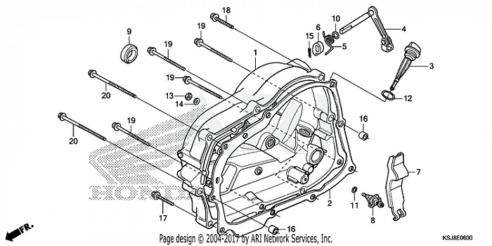 RIGHT CRANKCASE COVER