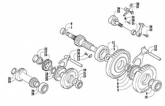 SECONDARY TRANSMISSION ASSEMBLY