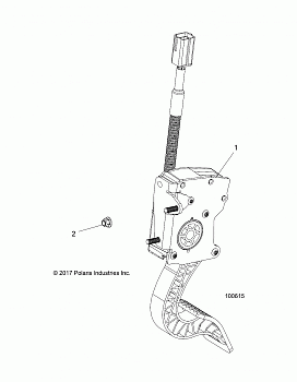 ENGINE, THROTTLE PEDAL - A18DAA57F5 (100615)